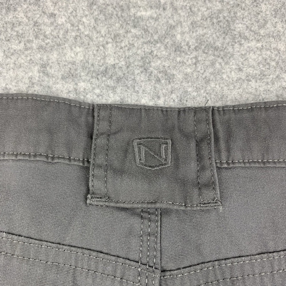 Noble Outfitters Womens Size 18 Cargo Shorts Gray Hi Rise Flex Canvas Hiking - Picture 4 of 6